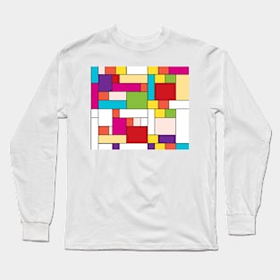 Mondrian Minimalist Long Sleeve T-Shirt